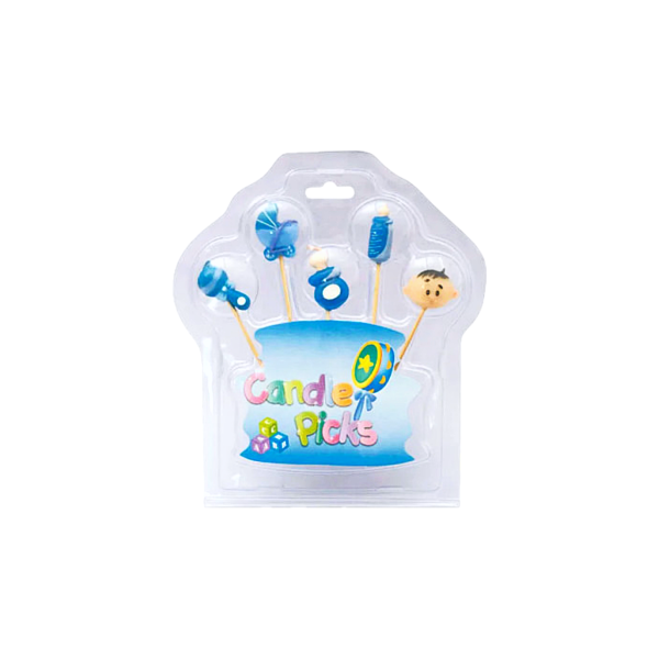 VELACANDLE PICK BABY BOY ALE-6086 5PZ