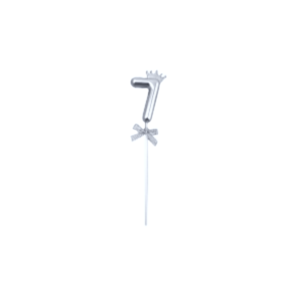 DECO ACRIL NO 7 PLATA CORONA MOÑO CTP000897