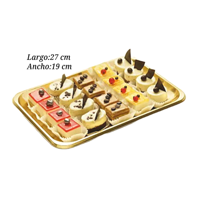 CHAROLA PARA PASTE DORADO K (27X19CM) 019002130