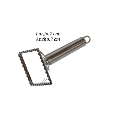 CORTADOR RAVIOLES MGO METALICO 7X7CM 4-1990
