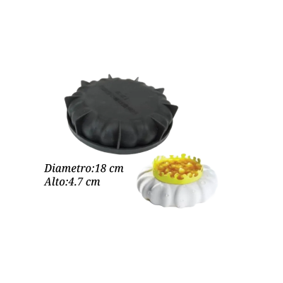 MOLDE SILICON BLACK PETAL 18X4.7CM (41) SIL00000733