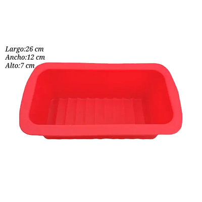 MOLDE SILI PANQUE LOMO ACANALADO 26X12X7CM SIL001114