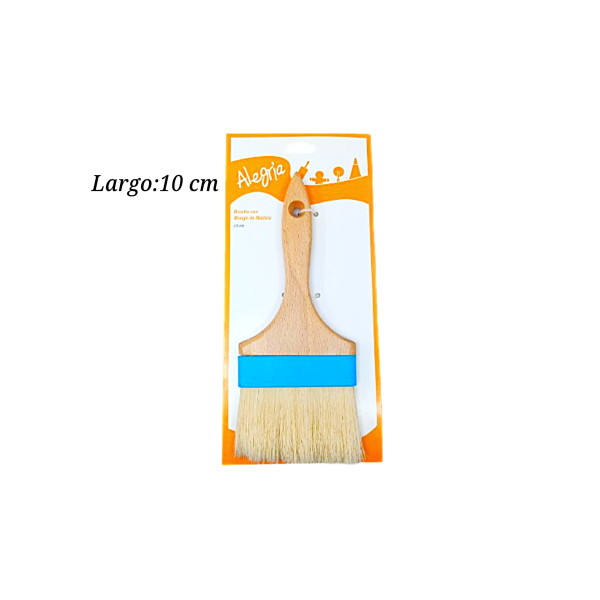 BROCHA MGO MAD 10CM SOPORTE  AZUL 4-0113