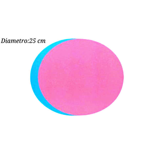 BASE ROSA Y AZUL 25CM ALEGRIA COT000588