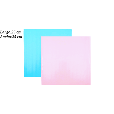 BASE ROSA Y AZUL 25/25CM ALEGRIA COT000594