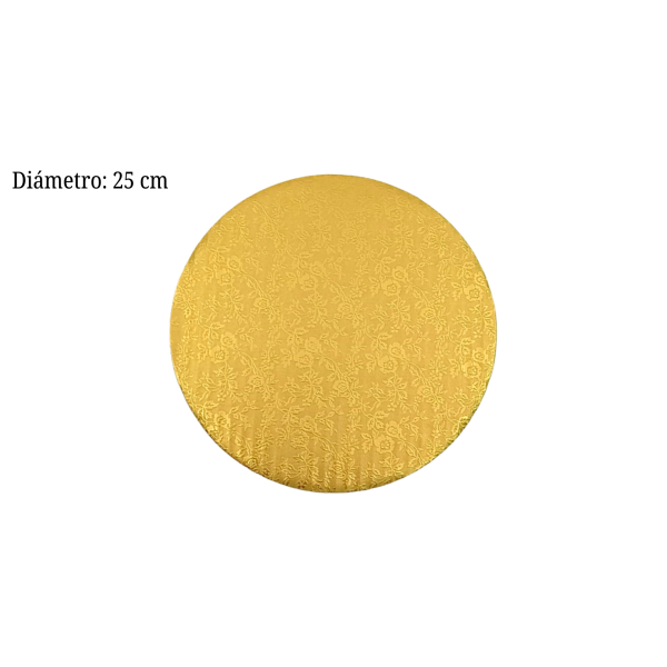 BASE DORADA 25CM ALEGRIA COT000548