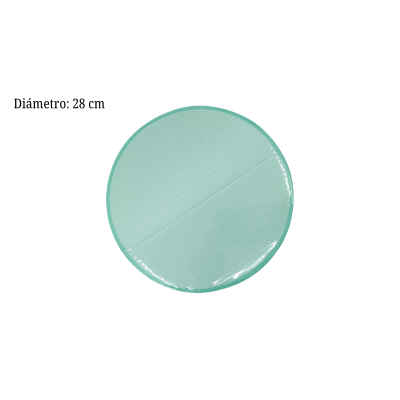 BASE VERDE PASTEL LISTON 28CM
