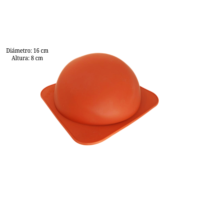 MOLDE SILI MEDIA ESFERA 18X18X8CM SIL001344