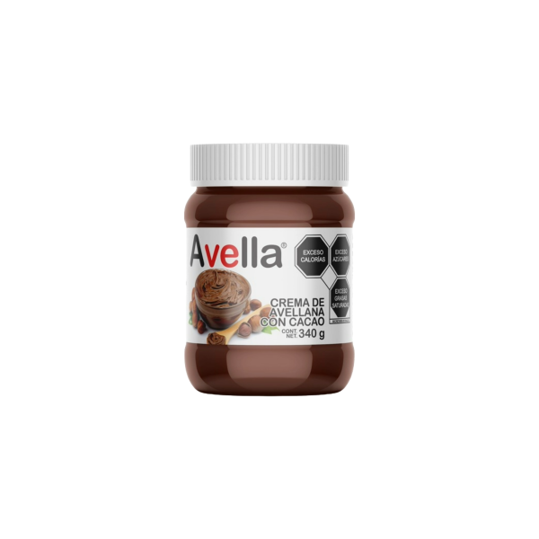 CREMA DE AVELLANA CON CACAO AVELLA 12X340GR