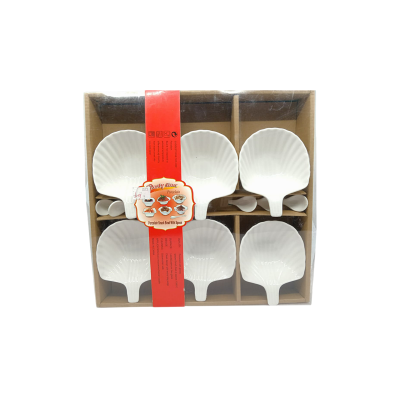 JGO DE 6 TAZONES (CONCHAS) C/ CUCHARAS 36665