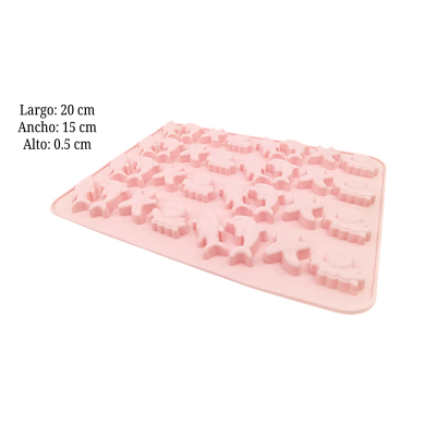 MOLDE SILICON CHICO DE MAR C/32 CAV COL 66168301