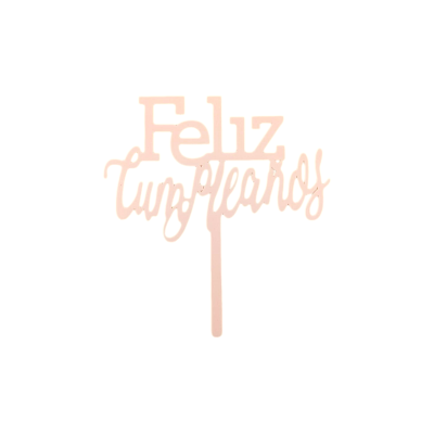DECO ACRIL FELIZ CUMPLEAÑOS ROSA PASTEL CTP000777