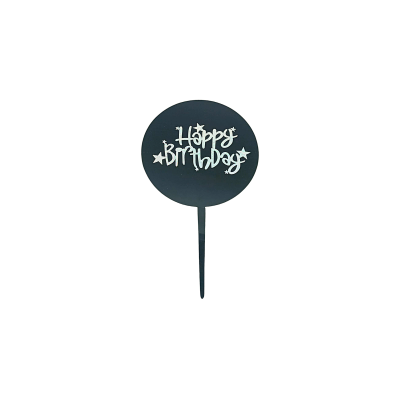 DECO ACRIL HAPPY BIRTHDAY BLANCO NEGRO CTP000856