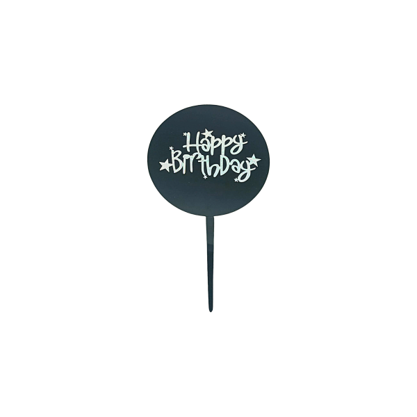 DECO ACRIL HAPPY BIRTHDAY BLANCO NEGRO CTP000856