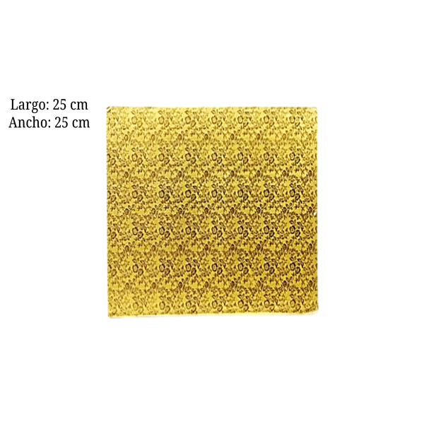 BASE DORADA 25/25CM ALEGRIA COT000554