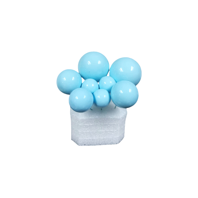 ESFERA AZUL PARA PASTEL CON PALILLO