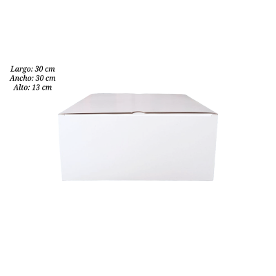 CAJA PLEGADIZA 30X30X13 BLANCA