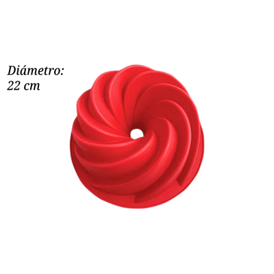 MOLDE SILICON BUNDT 22X9CM SIL001101