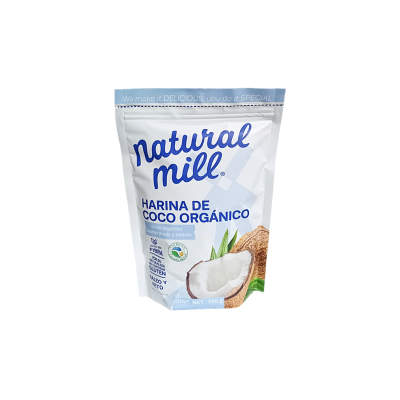 HARINA DE COCO ORGANICO NATURAL MILL 8X320GR
