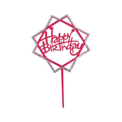 DECO ACRIL HAPPY BIRTHDAY CUADROS FUCSIA CTP000657