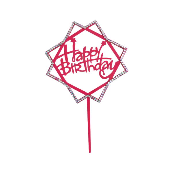 DECO ACRIL HAPPY BIRTHDAY CUADROS FUCSIA CTP000657