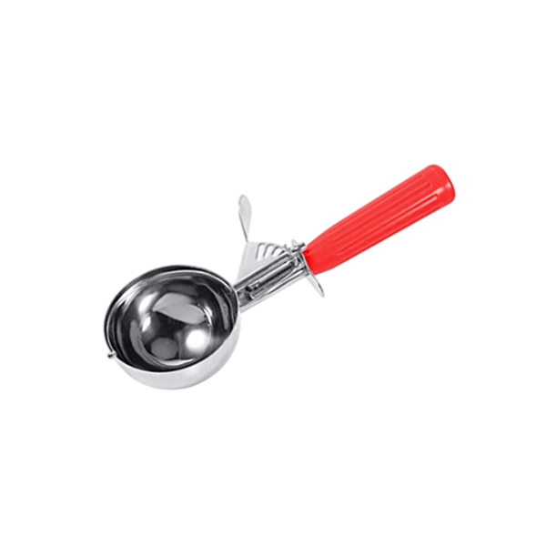 CUCHARA P/HELADO ROJA ABCO 50MM/50GR 04-1006-R