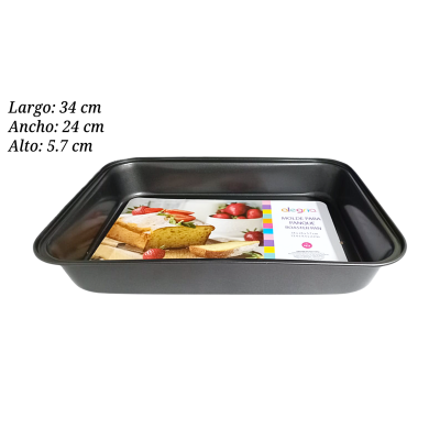 MOLDE AA RECTANGULAR 34X24X5.7CM PAN000186