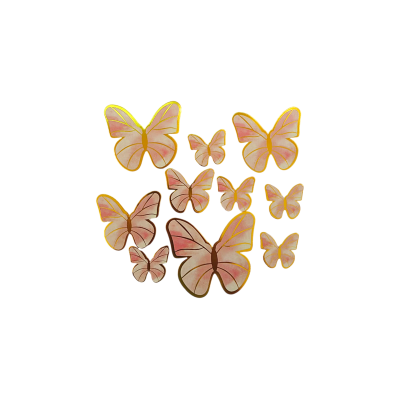 CAKETOPPER MARIPOSAS DECO ROSA ACRILICAS MA 2.1