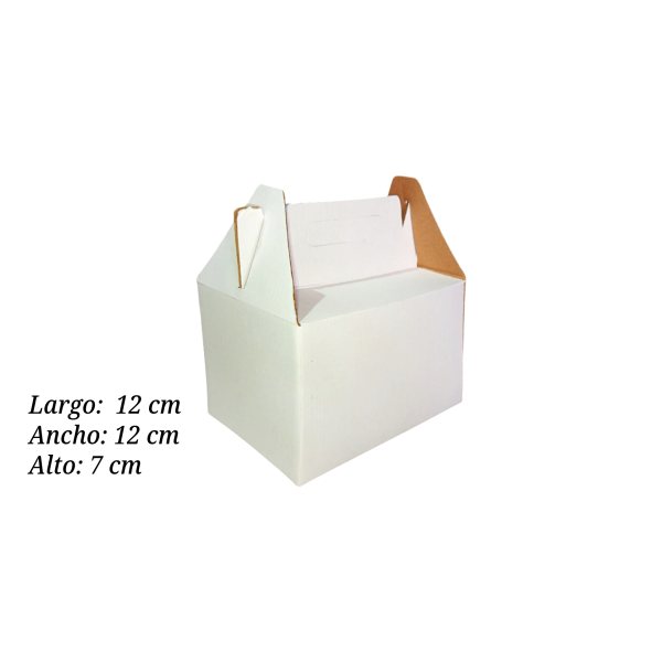 BOX LUNCH CH BLANCO 12X12X7 PROBOX PQ50PZ