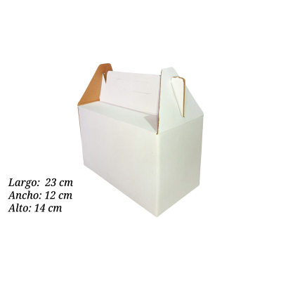 BOX LUNCH GD BLANCO 23X12X14 PQ50PZ PROBOX