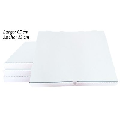CAJA PARA PIZZA RECTANGULAR BCO 65X45 PROBOX