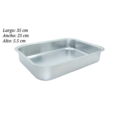 MOLDE  ALUM RECTANGULAR 35X25CM P53 IDEAL
