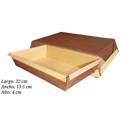 MOLDE PARA PANQUE PAPEL 4616 22CMX13.5X4 CM EXITO CJ160PZ