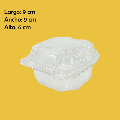 BISAGRA EN PET DE 9X9X6 CM 250PZ 0909-42