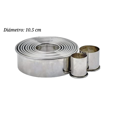 CORTADORES LISOS REDONDOS PQ10PZ DIF TAMAÑOS RAFMEX