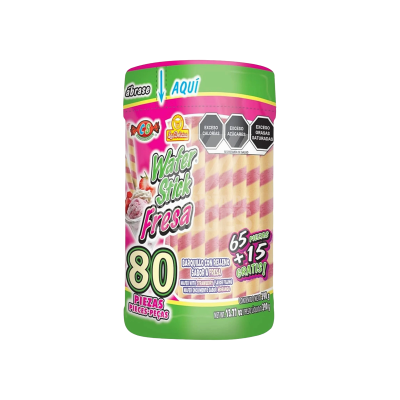 GALLETA WAFER FRESA 12 VIT/390G/65PZ