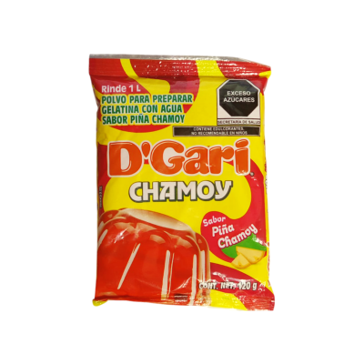 GELATINA DGARI PIÑA CHAMOY 50X120GRS