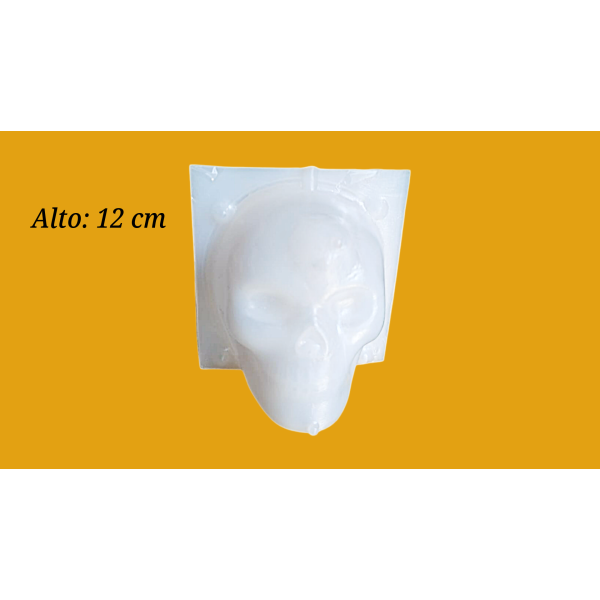 MOLDE CALAVERA NUM 6 BLANCO