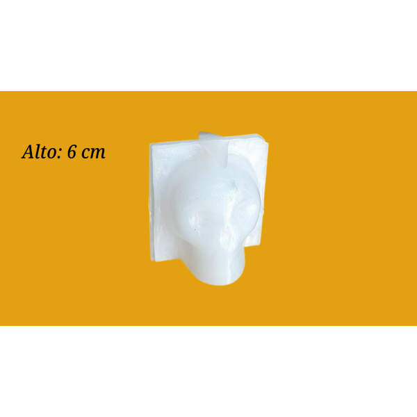 MOLDE CALAVERA NUM 1 BLANCO