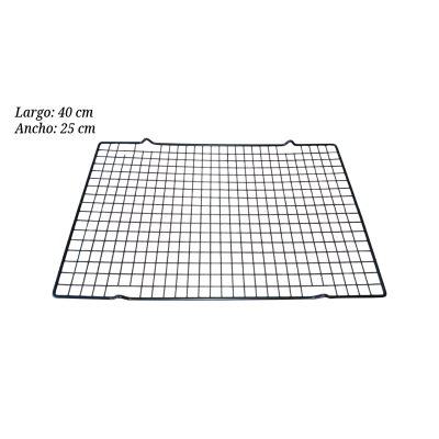 REJILLA NEGRA PARA GALLETA 40X25 1686139 COL