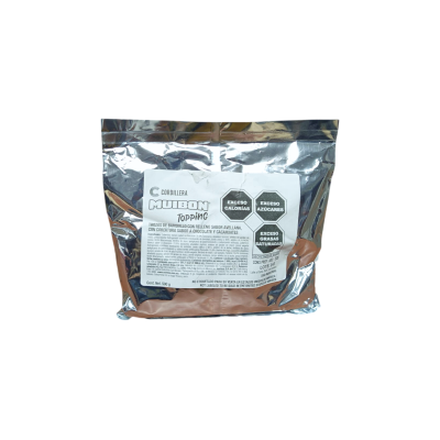 TROZOS BARQUILLO C/RELLENO AVELLANA MUIBON 10X500GR