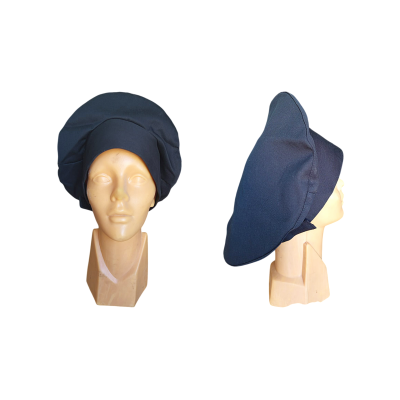 GORRO PASTELERO NEGRO