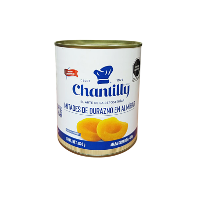 DURAZNO EN MITADES CHANTILLY 12X820GR
