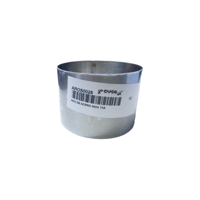 ARO DE ACERO INOXIDABLE 7X5CM