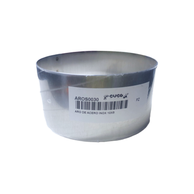 ARO DE ACERO INOXIDABLE 10X5CM