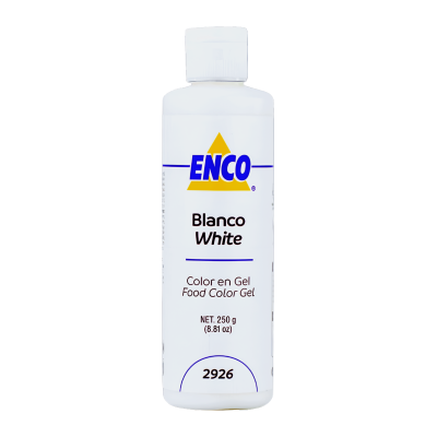 COLOR EN GEL BLANCO ENCO 250GR