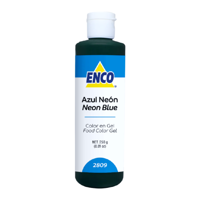 COLOR EN GEL AZUL NEON ENCO 250GR