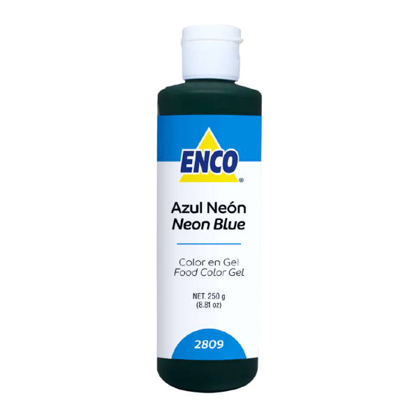 COLOR EN GEL AZUL NEON ENCO 250GR