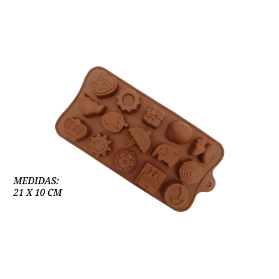 MOLDE CORONA REGALO SOL 15 CAVIDADES SIL001164