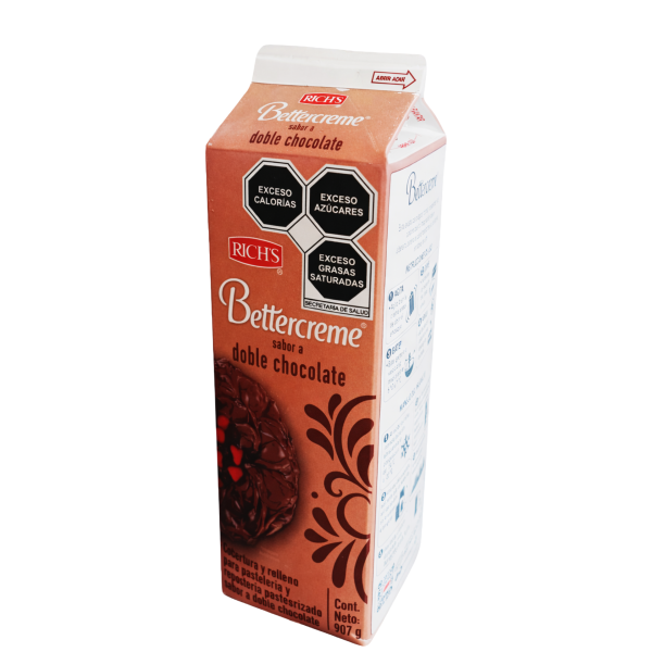 BETTERCREME SABOR A DOBLE CHOCOLATE RICHS12X900GR